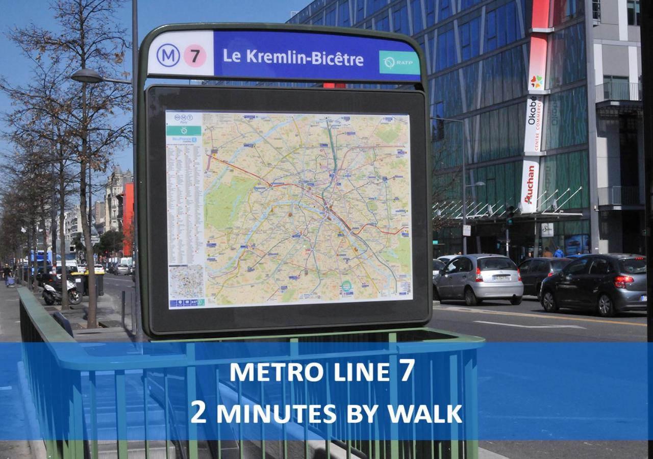 Beausoleil Studio Metro Paris Sud لو كرملين-بيستر المظهر الخارجي الصورة